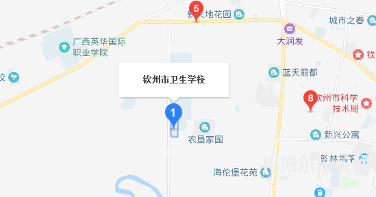 欽州衛(wèi)生學(xué)校地址在哪里