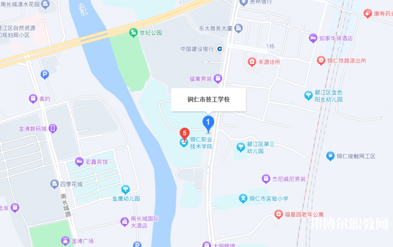 銅仁市技工學(xué)校地址，乘車(chē)路線(xiàn)