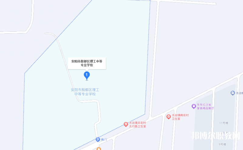 安陽市殷都區(qū)理工中等專業(yè)學(xué)校地址，乘車路線