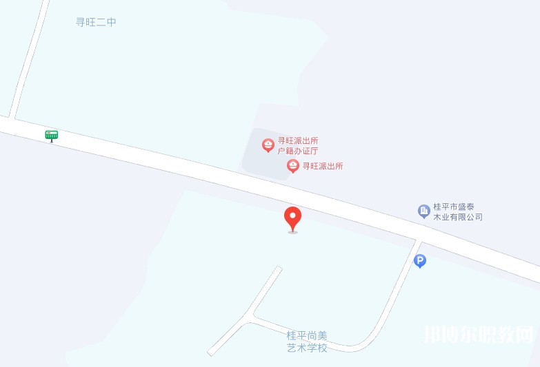 桂平尚美藝術學校地址，乘車路線